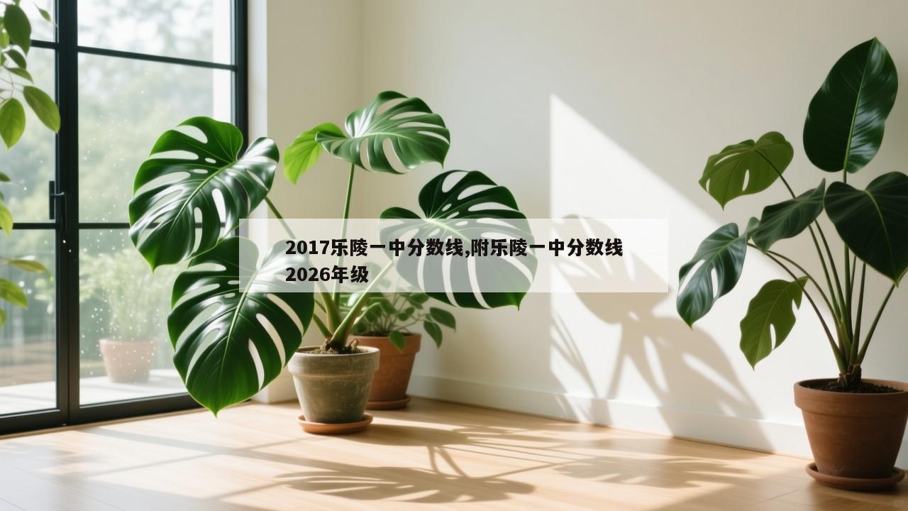2017乐陵一中分数线,附乐陵一中分数线2026年级