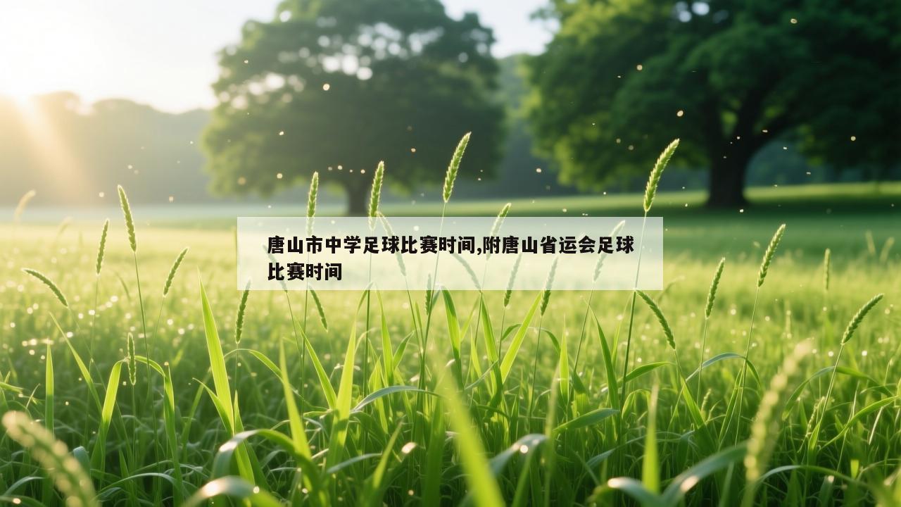 唐山市中学足球比赛时间,附唐山省运会足球比赛时间