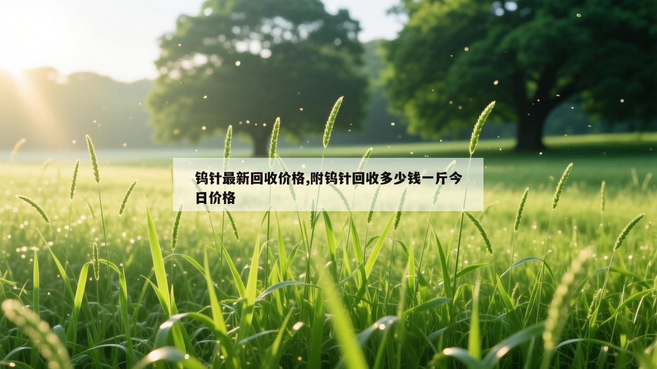 钨针最新回收价格,附钨针回收多少钱一斤今日价格